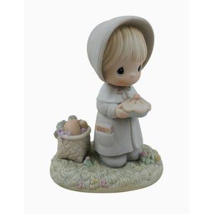 Precious Moments November Holiday Figurine 110108 Enesco Porcelain 1988 No Box